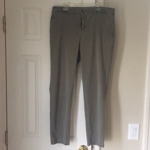 Gap Broken In khakis - olive green - size 8